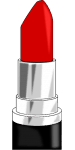 lipstick_painted red lipstick