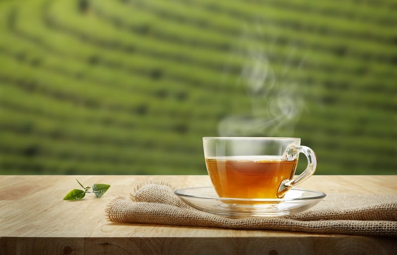 organic tea cup