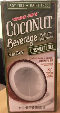 Trader Joe's Unsweetened Original Coconut Beverage - Healthiest Coconut Milk Trader Joe's Unsweetened Original Coconut Beverage - Healthiest Coconut Milk
