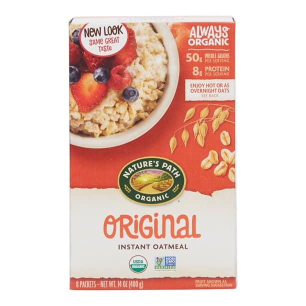 #3 Nature's Path Original Instant Oats – Best Vegan Rolled Oats