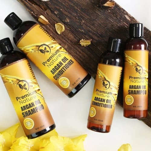Premium Nature Argan Oil Shampoo and Conditioner – Best Volumizing Hair Shampoo and Conditioner