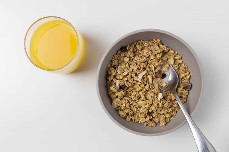 best organic and natural oatmeal with orange juice