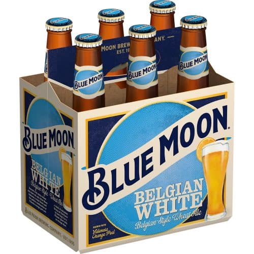 Blue Moon Belgian-Style Wheat Ale Beer Blue Moon Belgian-Style Wheat Ale Beer