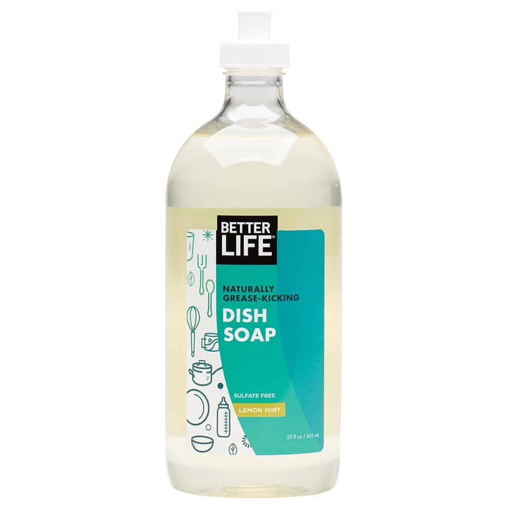 Better Life Lemon and Mint Dish Soap