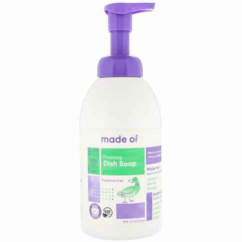 Made of Foaming Organic Baby Dish Soap Made of Foaming Organic Baby Dish Soap