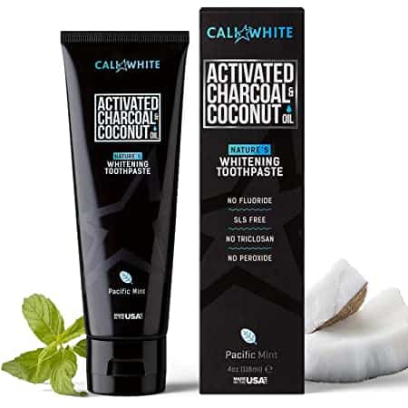 Cali White Activated Charcoal and Coconut Organic Toothpaste Cali White Activated Charcoal and Coconut Organic Toothpaste