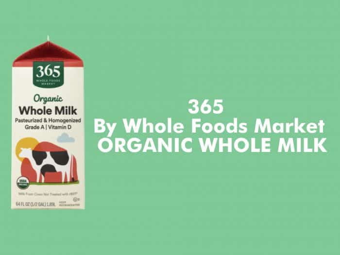 365 by Whole Foods Market Organic Whole Milk 