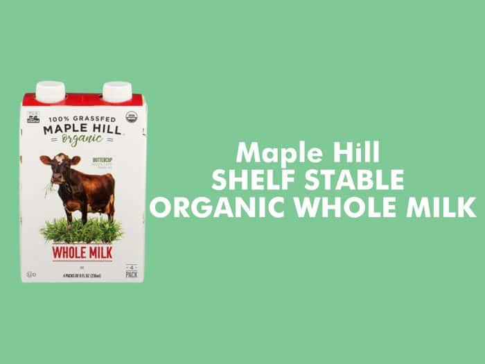 Maple Hill Shelf Stable Organic Whole Milk 