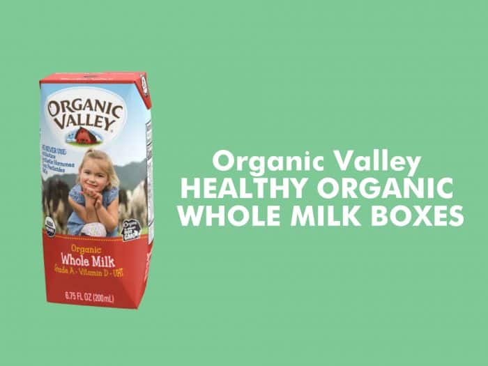 Organic Valley Healthy Organic Whole Milk Boxes 