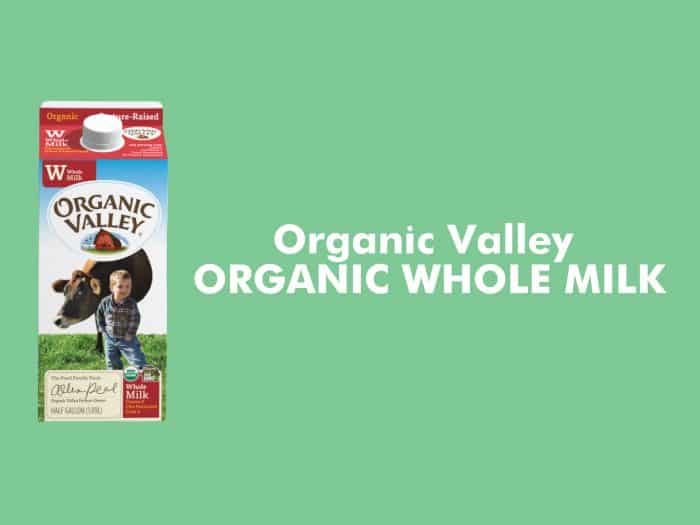  Organic Valley Organic Whole Milk 