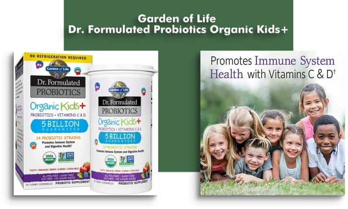 Garden of Life Dr. Formulated Probiotics Organic Kids+