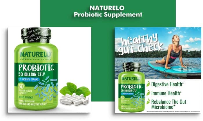 NATURELO Probiotic Supplement