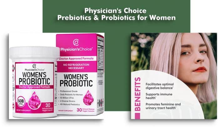Physician's Choice Prebiotics & Probiotics for Women