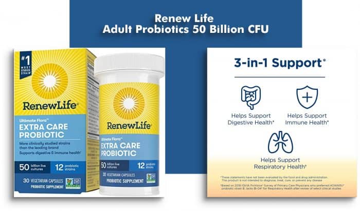 Renew Life Adult Probiotics 50 Billion CFU