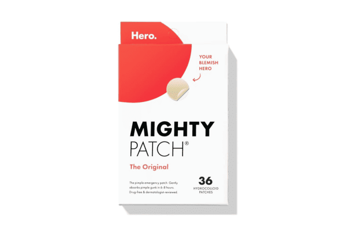 Mighty Patch Original from Hero Cosmetics - Hydrocolloid Acne Pimple Patch for Covering Zits and Blemishes, Spot Stickers for Face and Skin. Mighty Patch Original from Hero Cosmetics - Hydrocolloid Acne Pimple Patch for Covering Zits and Blemishes, Spot Stickers for Face and Skin.
